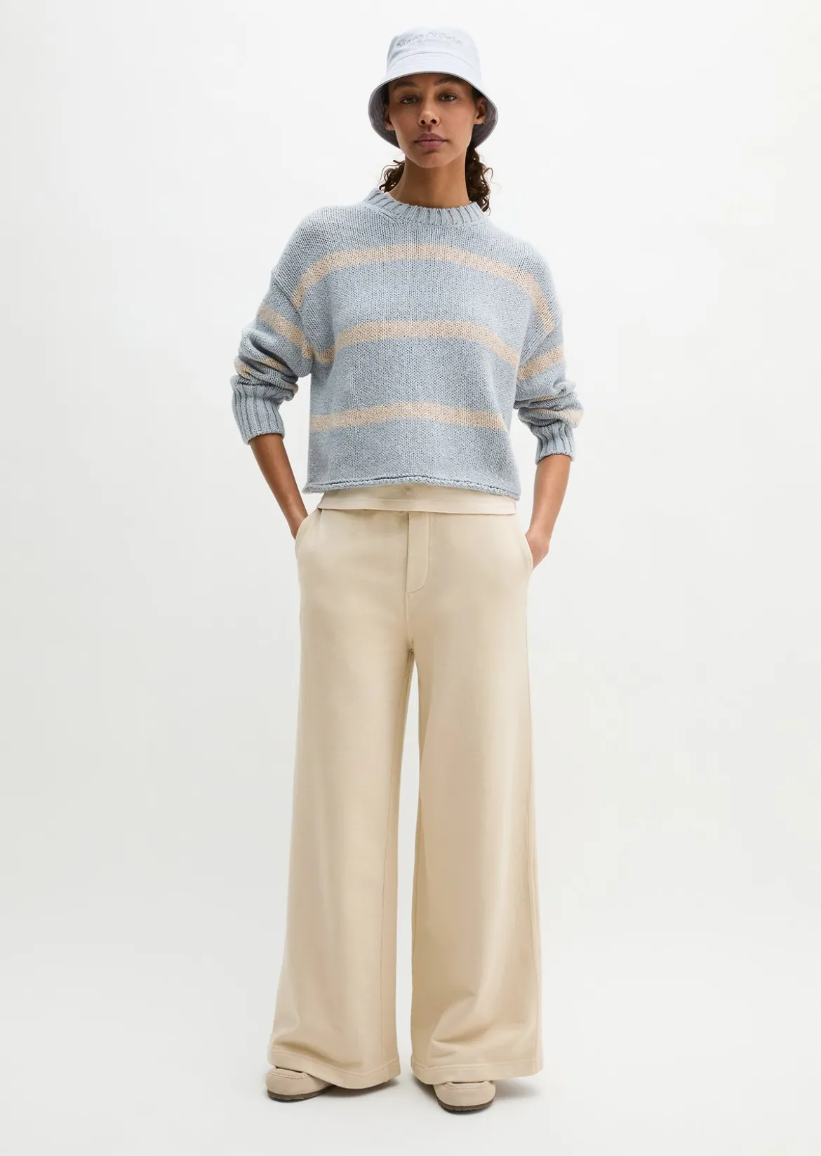 Pullover oversize aus hochwertigem Baumwoll-Mix