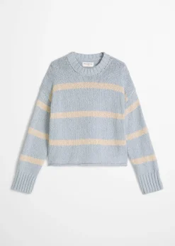 Pullover oversize aus hochwertigem Baumwoll-Mix