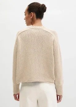 Pullover oversize aus hochwertigem Baumwoll-Mix