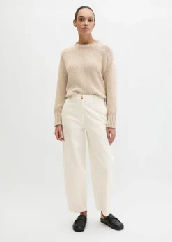 Pullover oversize aus hochwertigem Baumwoll-Mix