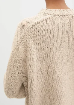 Pullover oversize aus hochwertigem Baumwoll-Mix