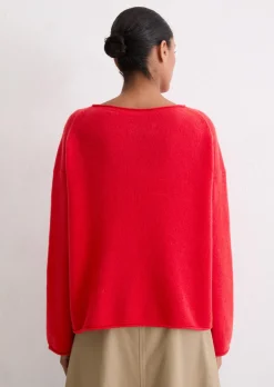 Pullover oversized aus flauschiger Lambswool