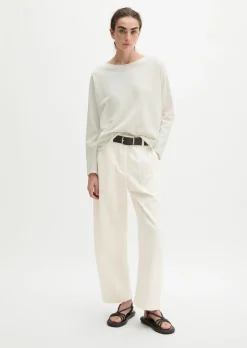 Pullover oversized aus reinem Baumwollgarn