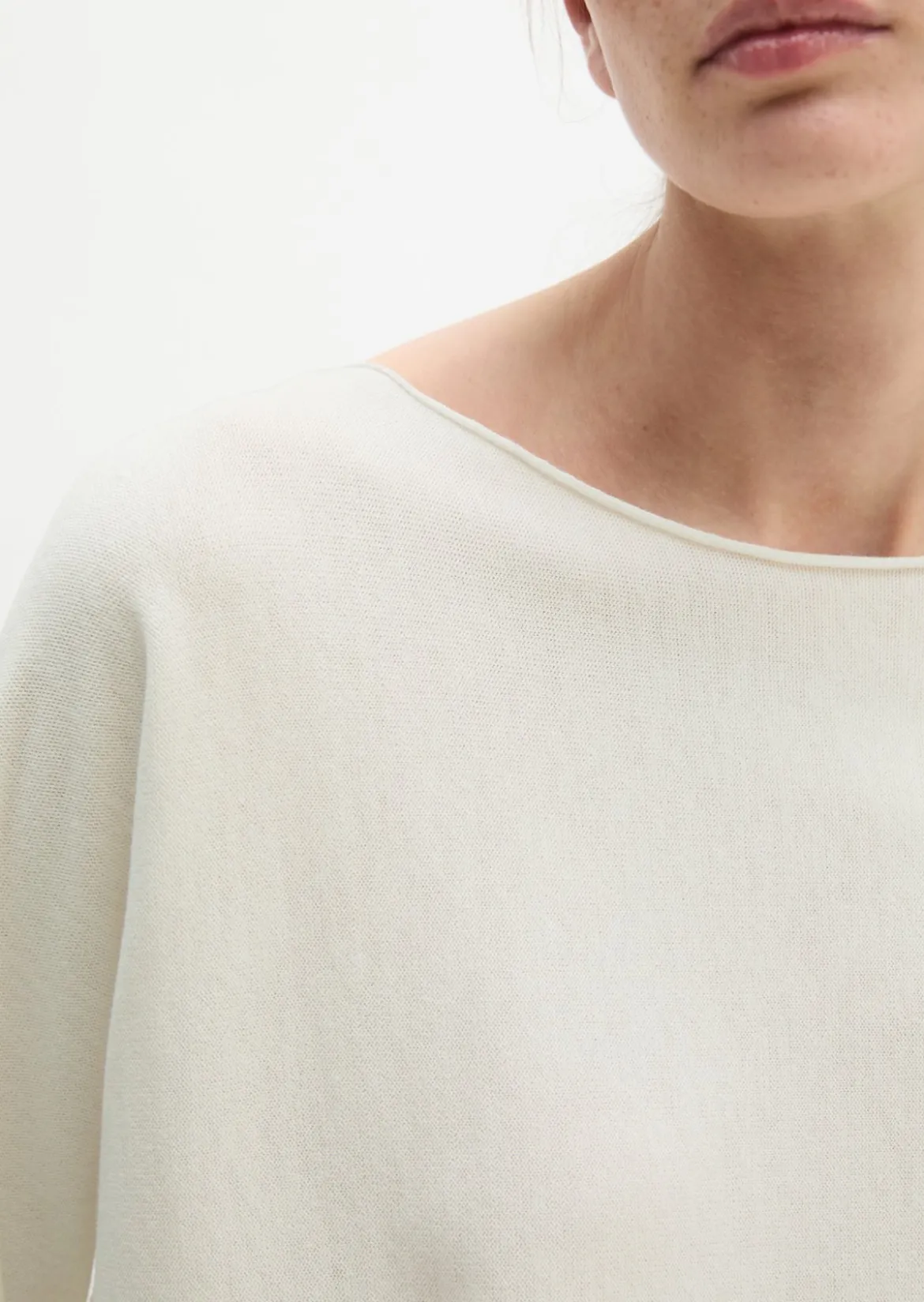 Pullover oversized aus reinem Baumwollgarn