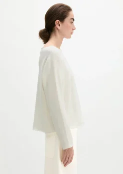 Pullover oversized aus reinem Baumwollgarn