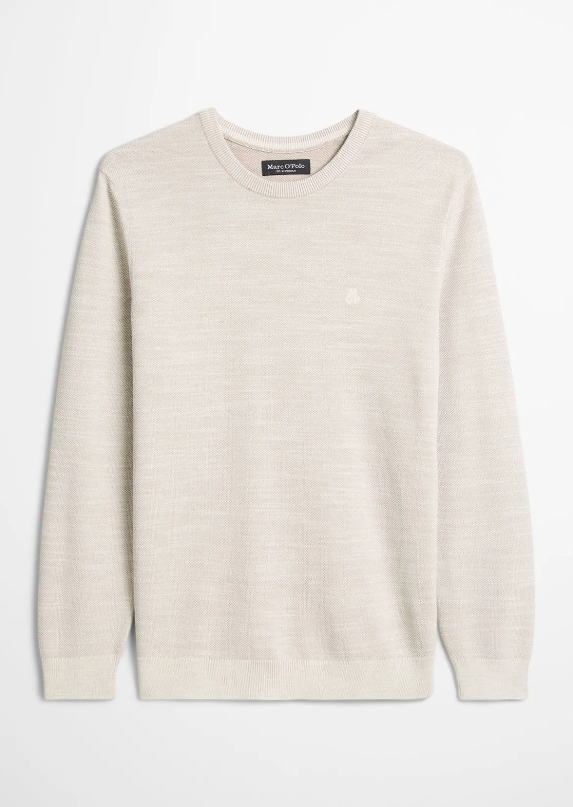 Pullover regular aus Bio-Baumwoll-Piqué