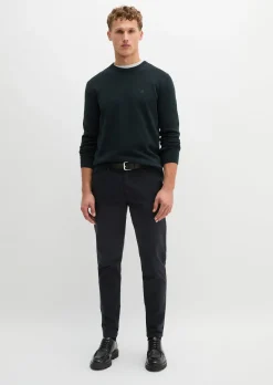 Pullover regular aus Bio-Baumwoll-Piqué