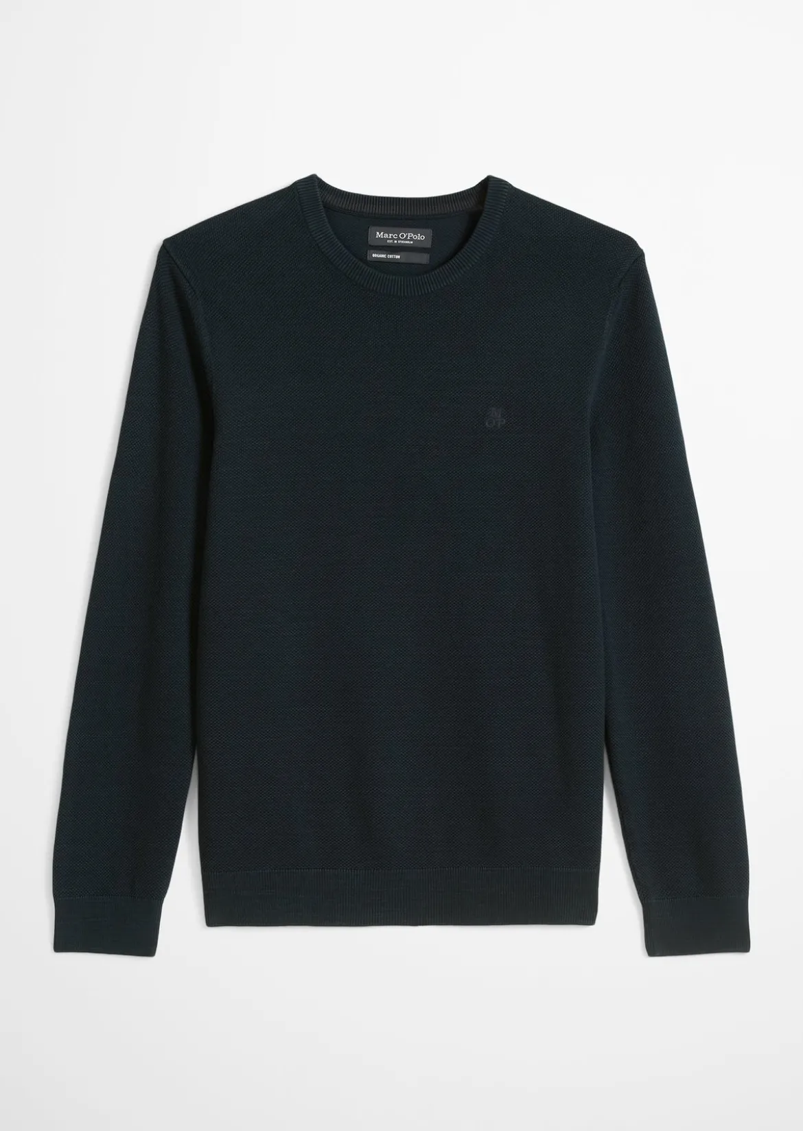 Pullover regular aus Bio-Baumwoll-Piqué