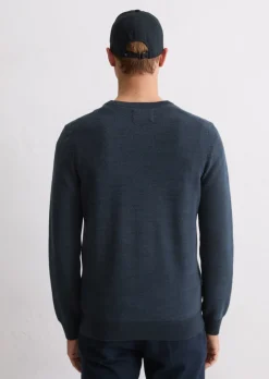 Pullover regular aus Bio-Baumwoll-Piqué