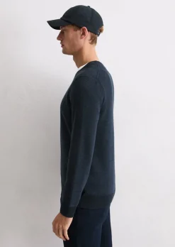 Pullover regular aus Bio-Baumwoll-Piqué
