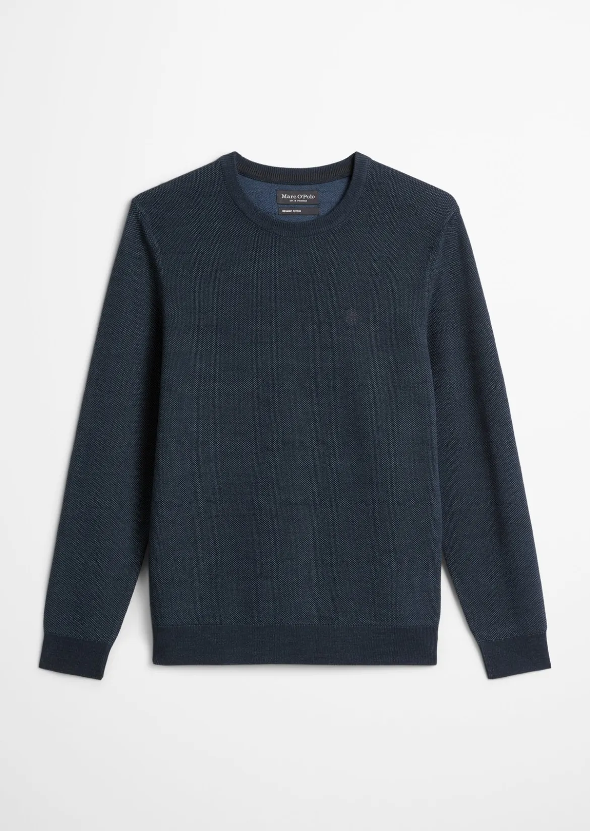 Pullover regular aus Bio-Baumwoll-Piqué