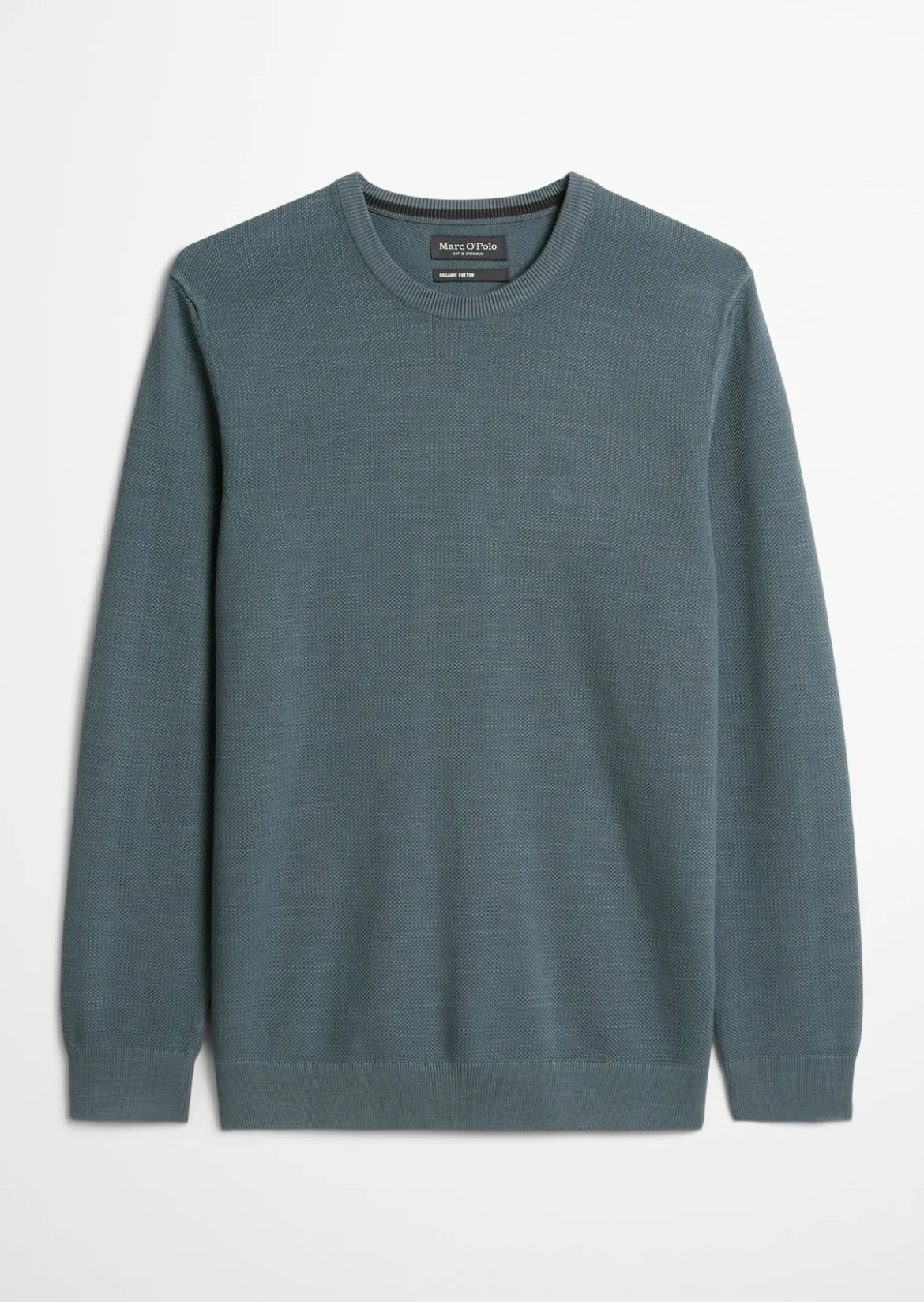 Pullover regular aus Bio-Baumwoll-Piqué
