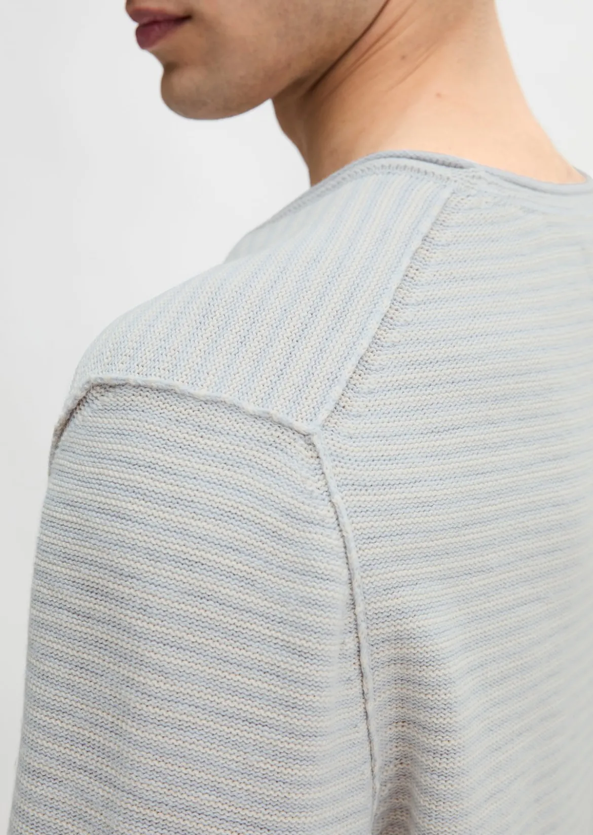 Pullover regular aus Bio-Baumwolle und Leinen