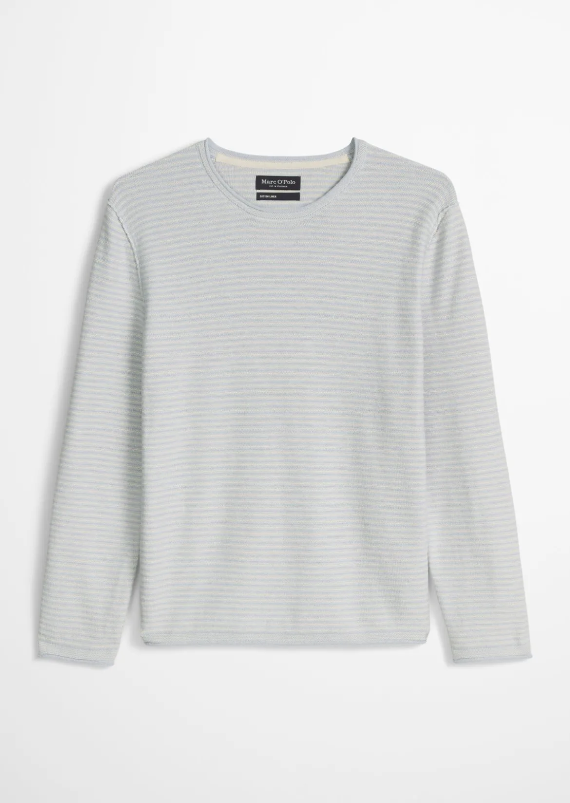 Pullover regular aus Bio-Baumwolle und Leinen