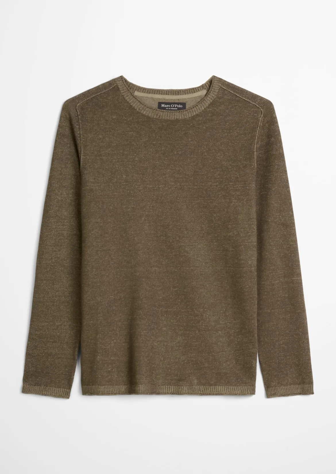 Pullover regular aus Bio-Baumwolle und Leinen