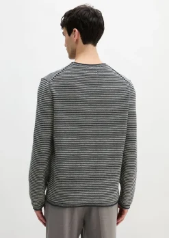 Pullover regular aus Bio-Baumwolle und Leinen