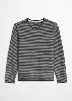 Pullover regular aus Bio-Baumwolle und Leinen