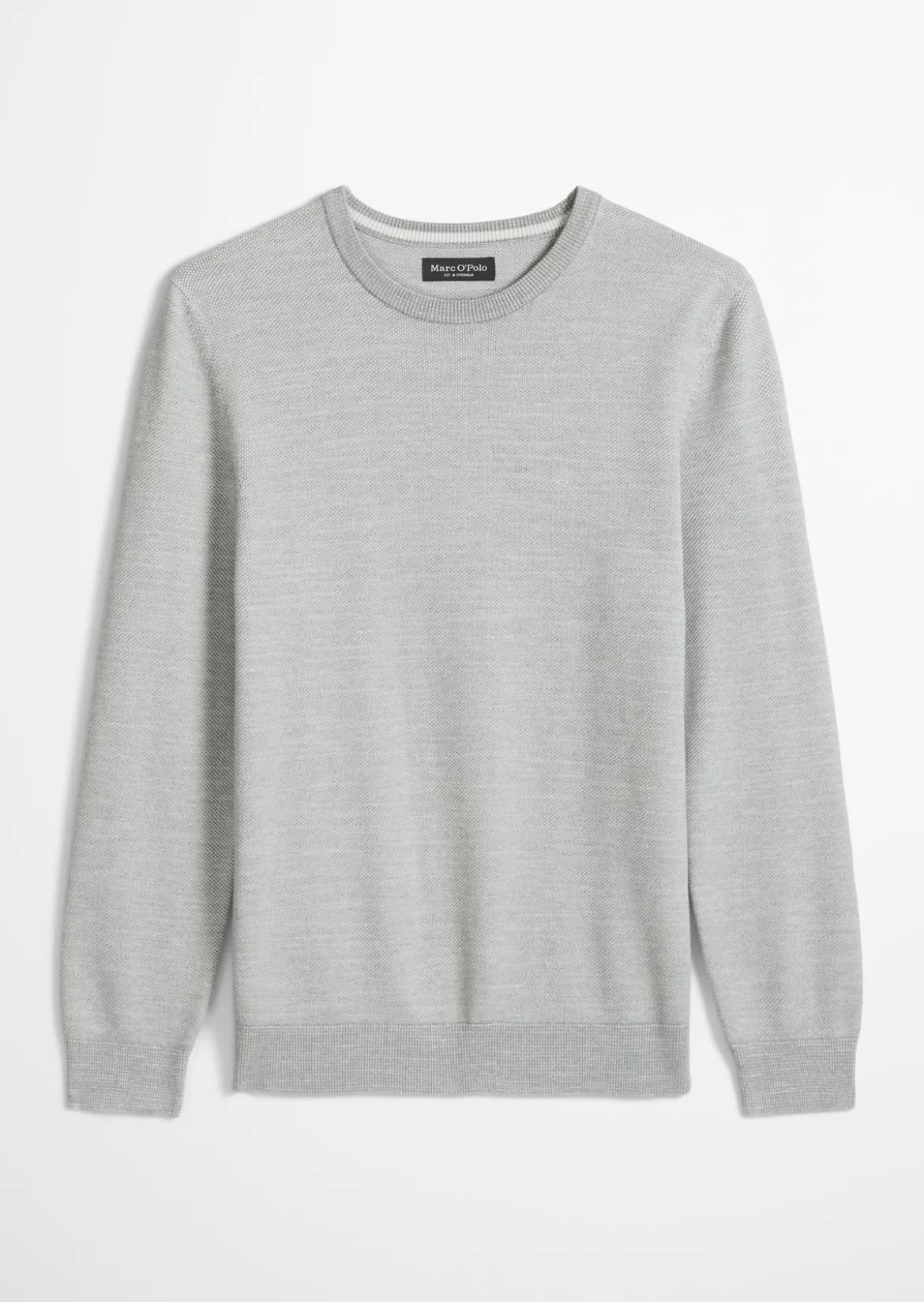 Pullover regular aus Bio-Baumwoll-Piqué
