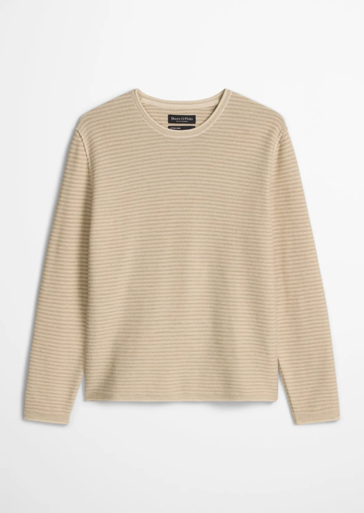 Pullover regular aus Bio-Baumwolle und Leinen