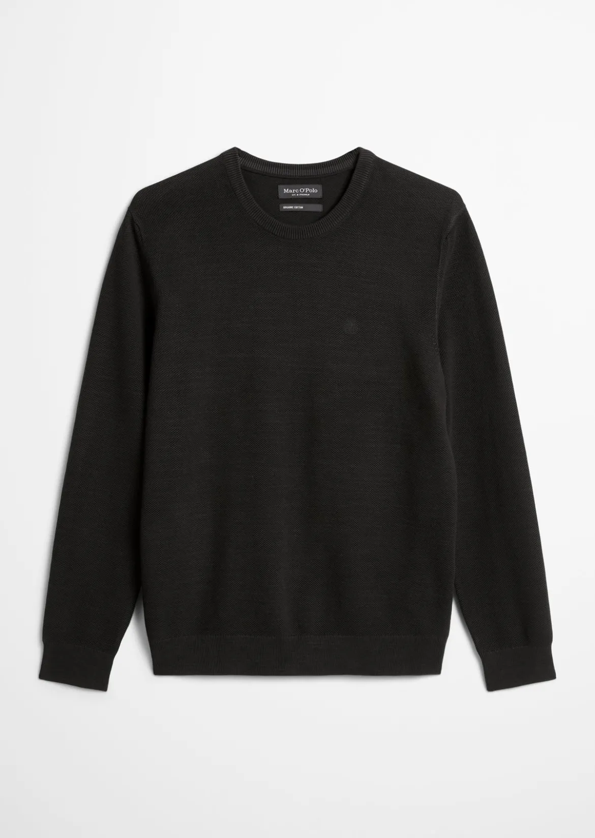Pullover regular aus Bio-Baumwoll-Piqué