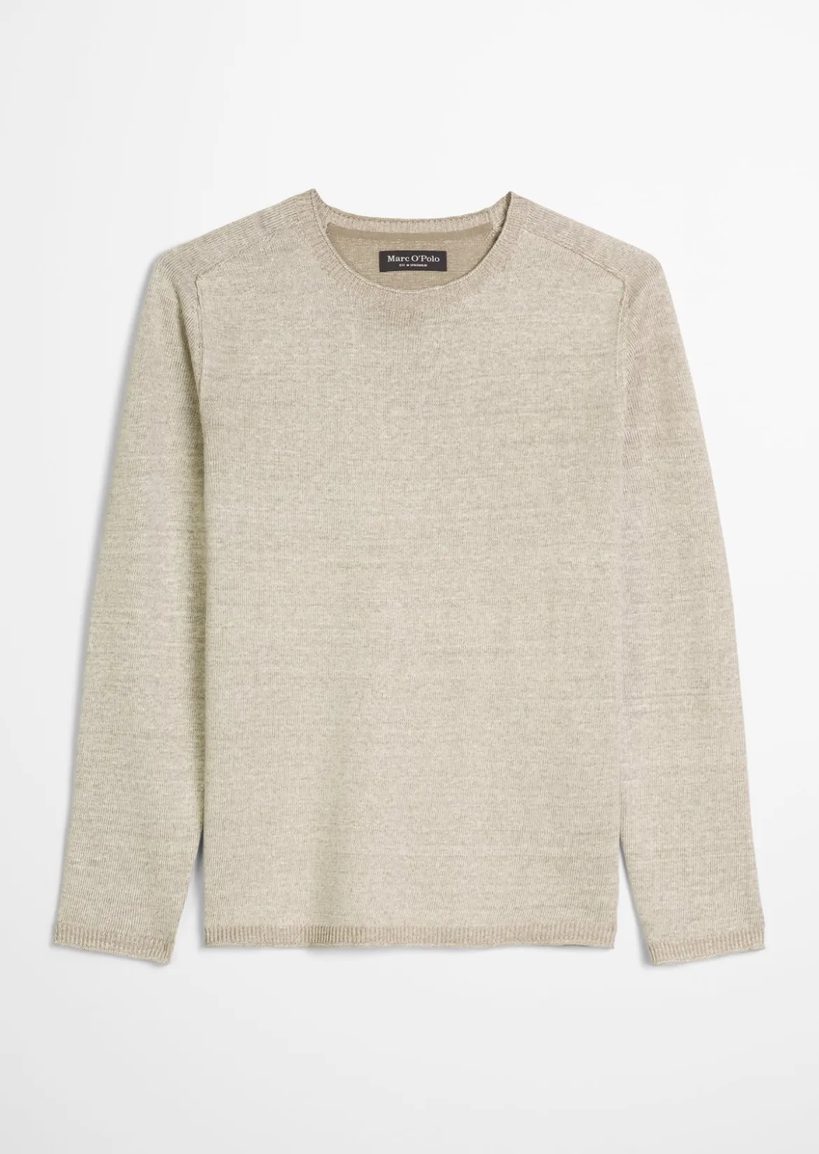 Pullover regular aus Bio-Baumwolle und Leinen