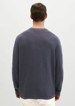 Pullover regular aus Bio-Baumwolle und Leinen