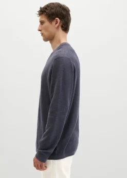 Pullover regular aus Bio-Baumwolle und Leinen