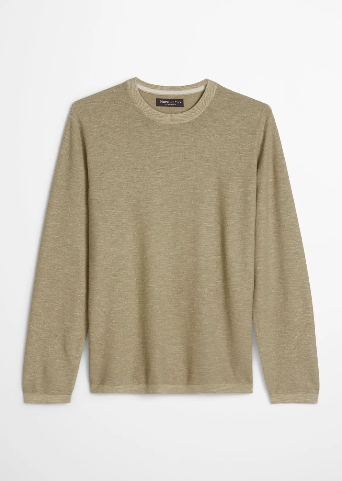 Pullover regular aus Bio-Baumwolle und Leinen
