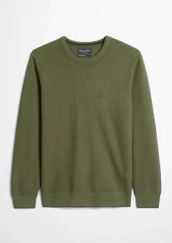 Pullover regular aus Bio-Baumwoll-Piqué