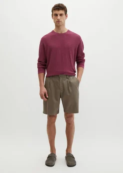 Pullover regular aus Bio-Baumwolle und Leinen