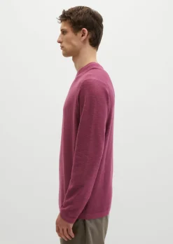 Pullover regular aus Bio-Baumwolle und Leinen