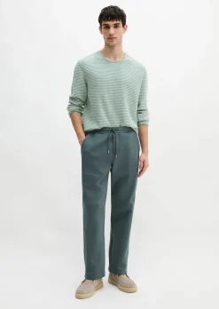 Pullover regular aus Bio-Baumwolle und Leinen