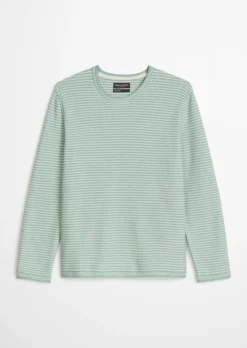 Pullover regular aus Bio-Baumwolle und Leinen