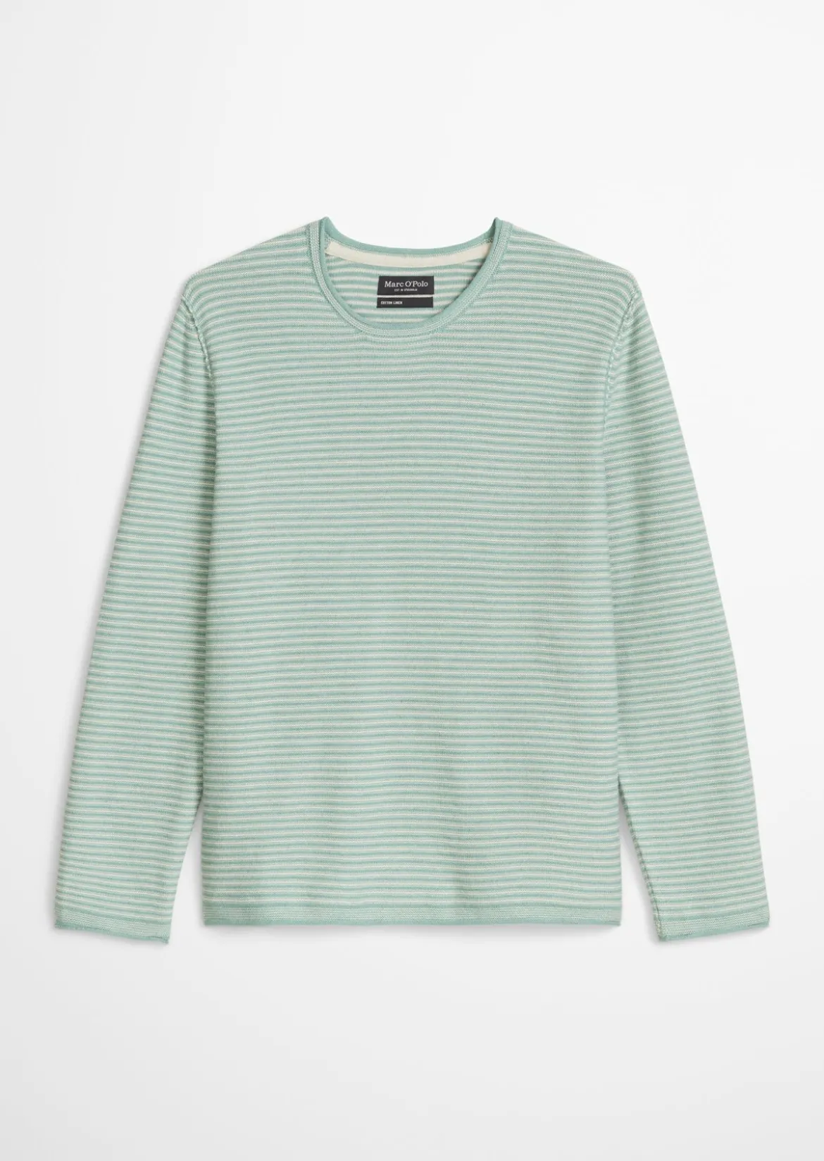 Pullover regular aus Bio-Baumwolle und Leinen