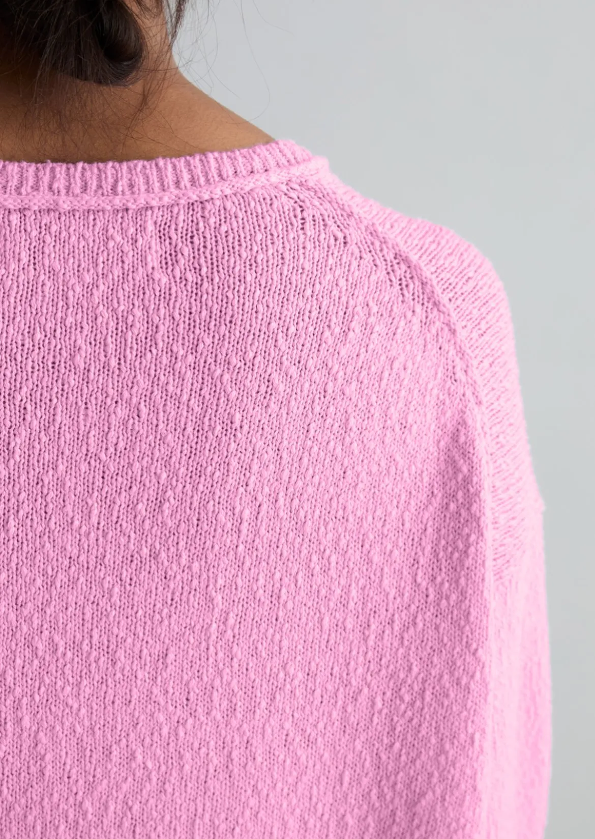 Pullover regular aus Cotton Slub Garn
