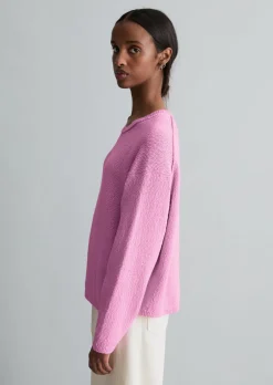 Pullover regular aus Cotton Slub Garn
