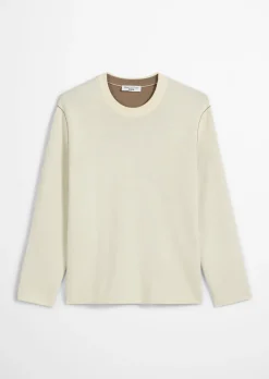 Pullover regular aus Double-Face-Cotton