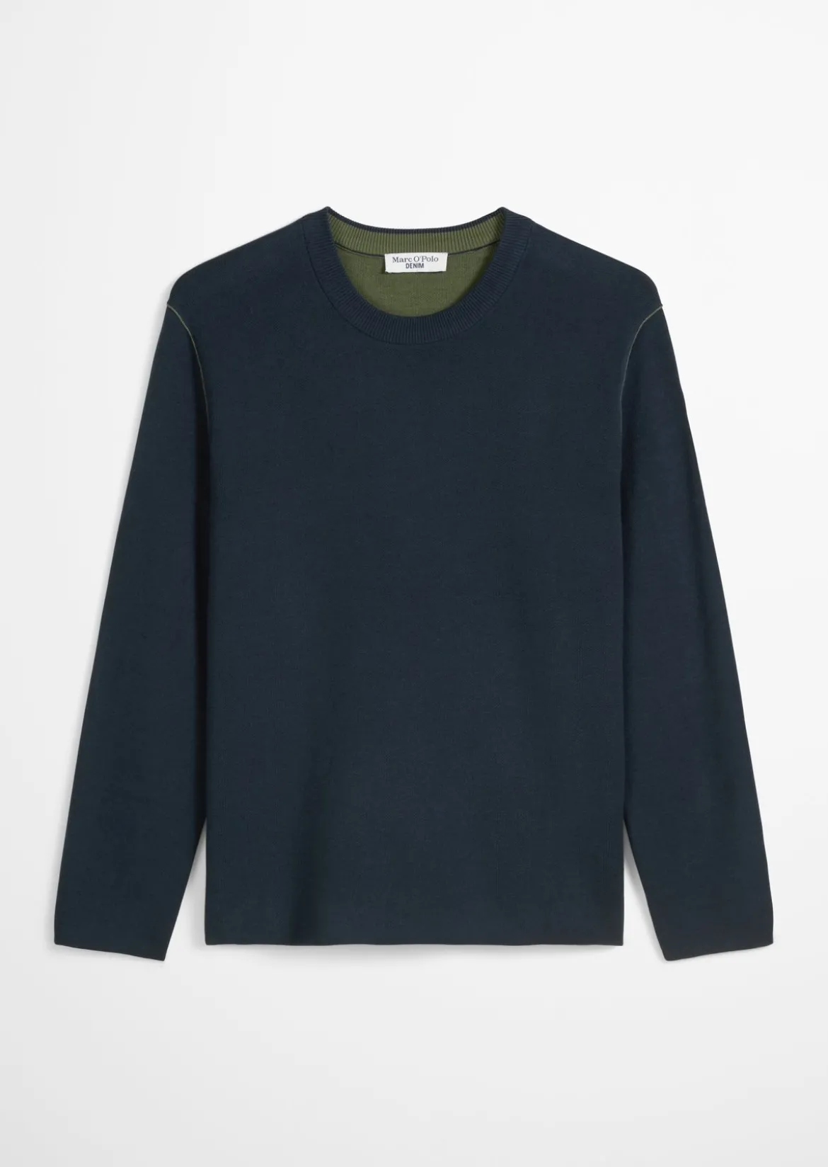 Pullover regular aus Double-Face-Cotton