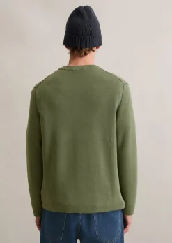 Pullover regular aus Double-Face-Cotton