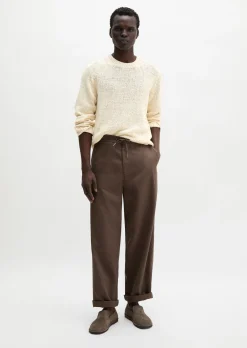 Pullover regular aus lockerem Bändchengarn