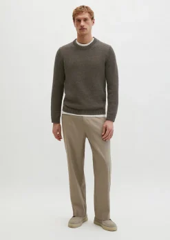 Pullover regular aus lockerem Bändchengarn