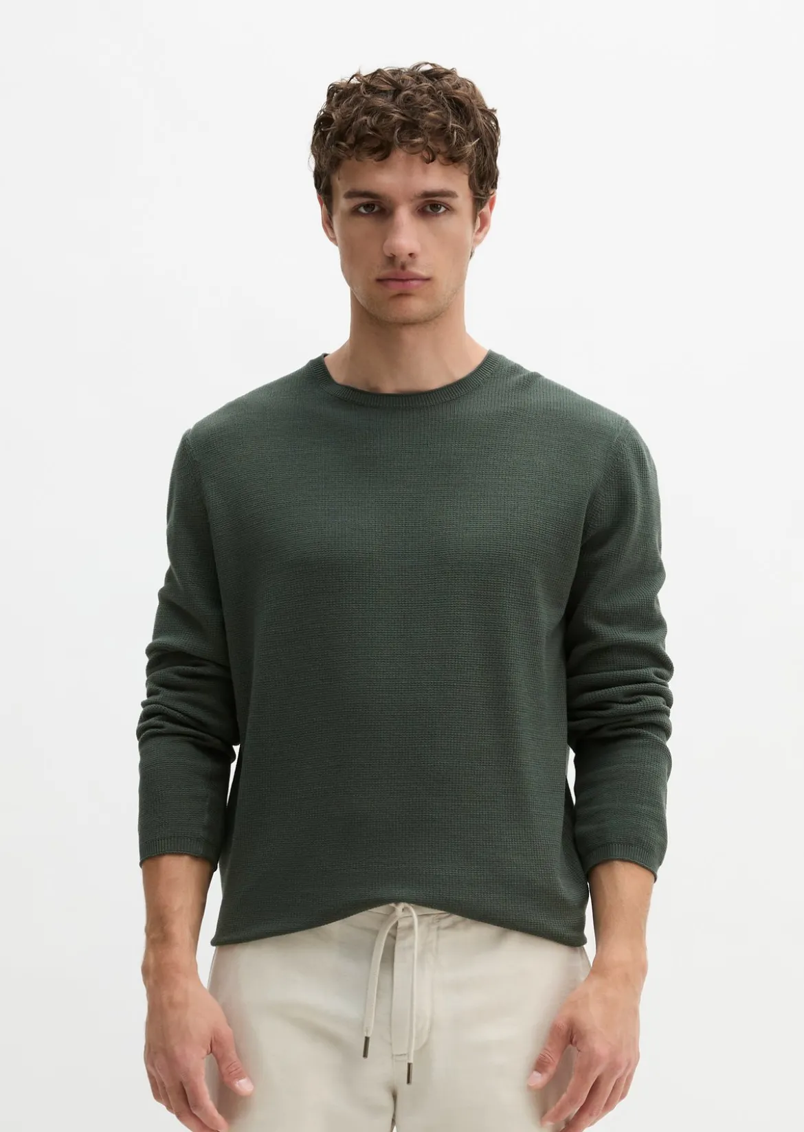 Pullover regular aus reiner Bio-Baumwolle