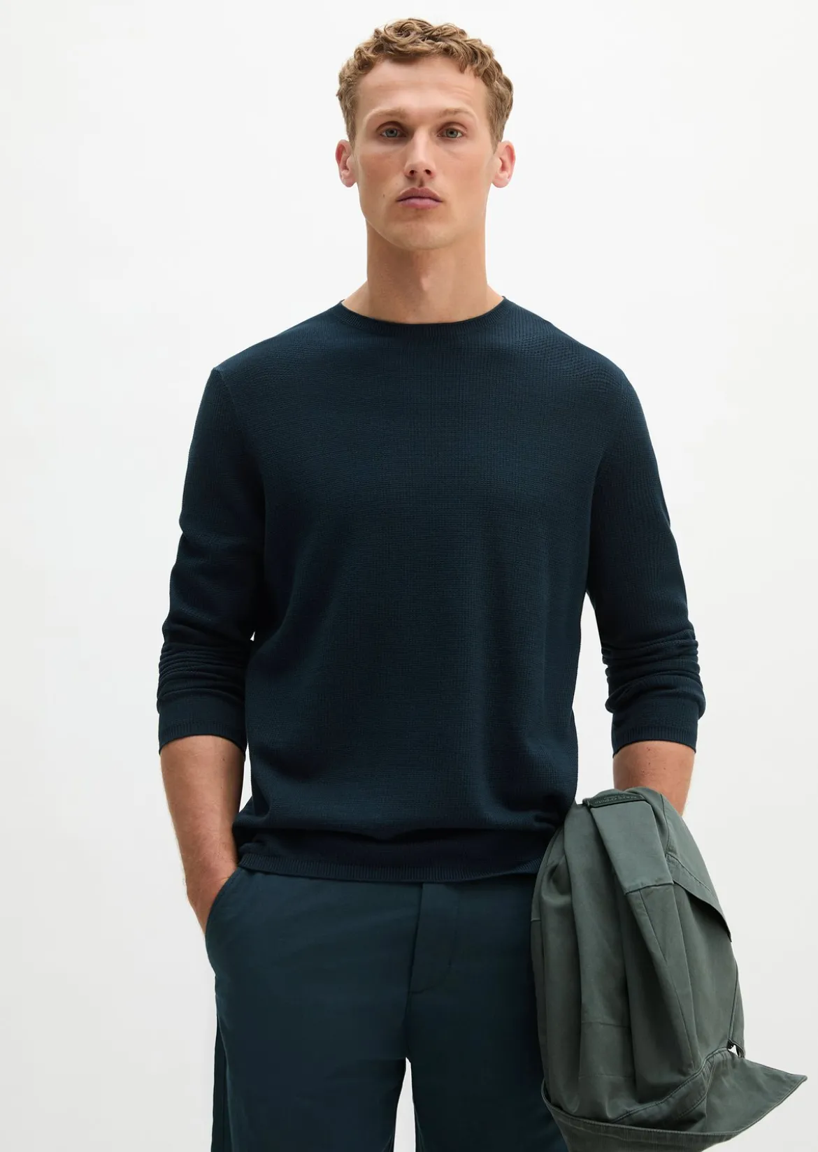 Pullover regular aus reiner Bio-Baumwolle
