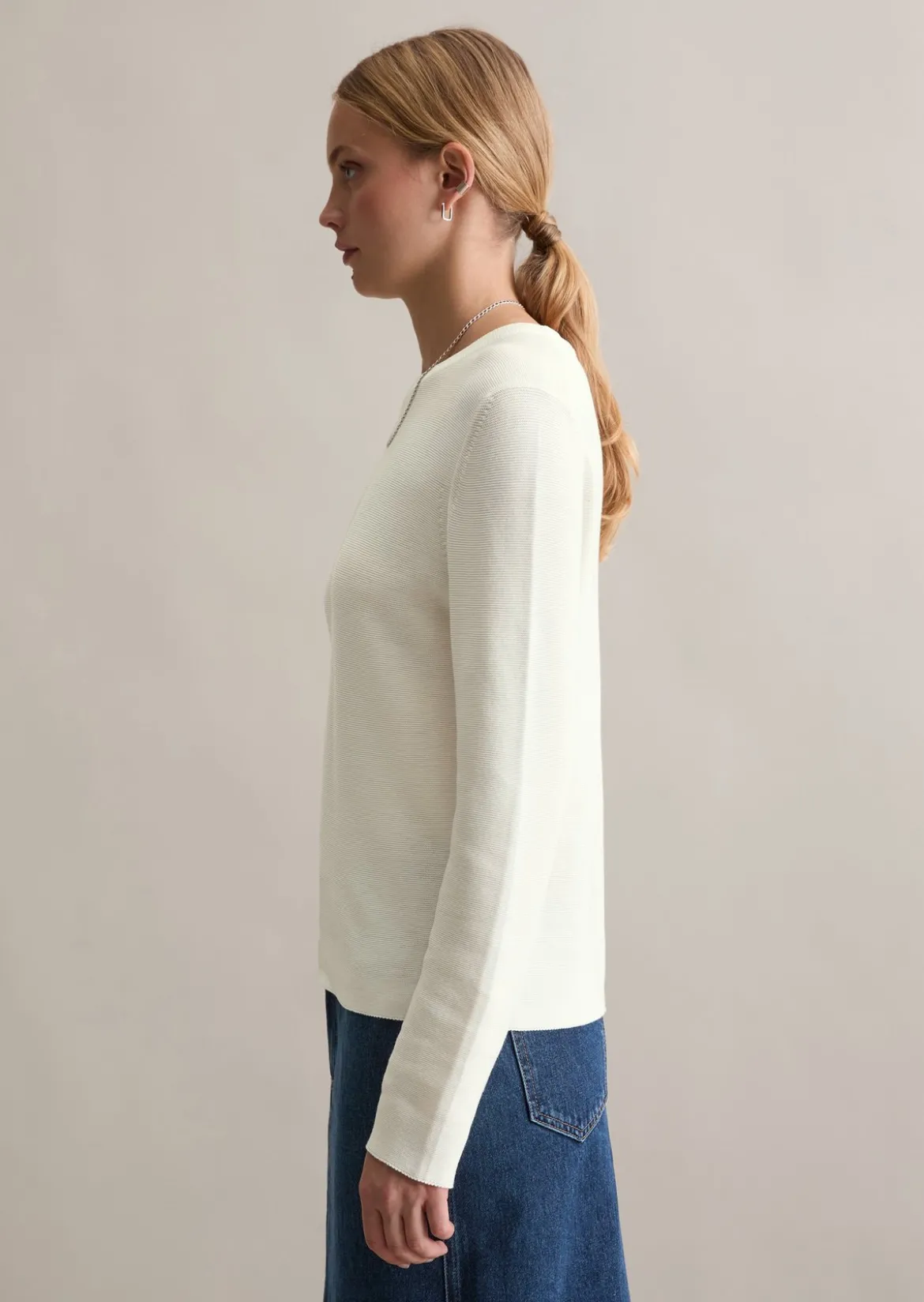 Pullover regular aus reinem Organic Cotton