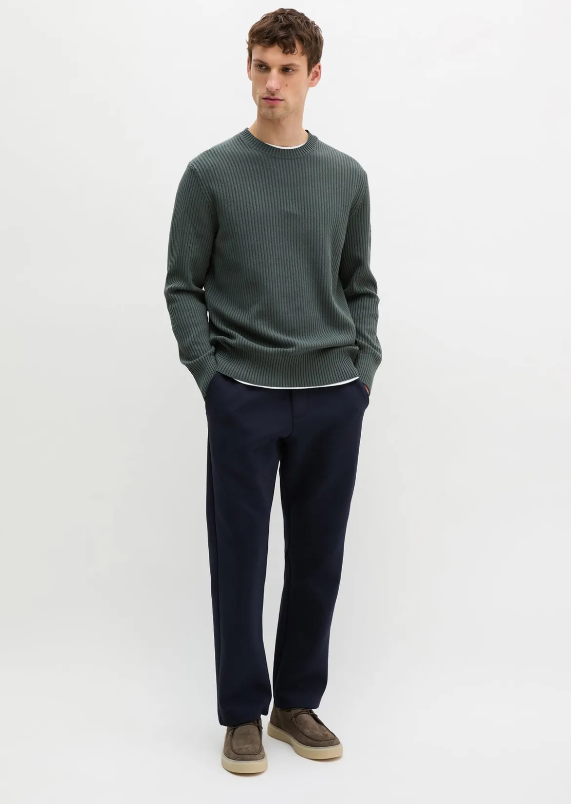 Pullover regular aus reiner Bio-Baumwolle