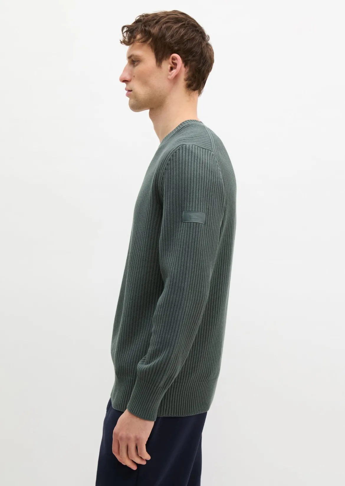 Pullover regular aus reiner Bio-Baumwolle