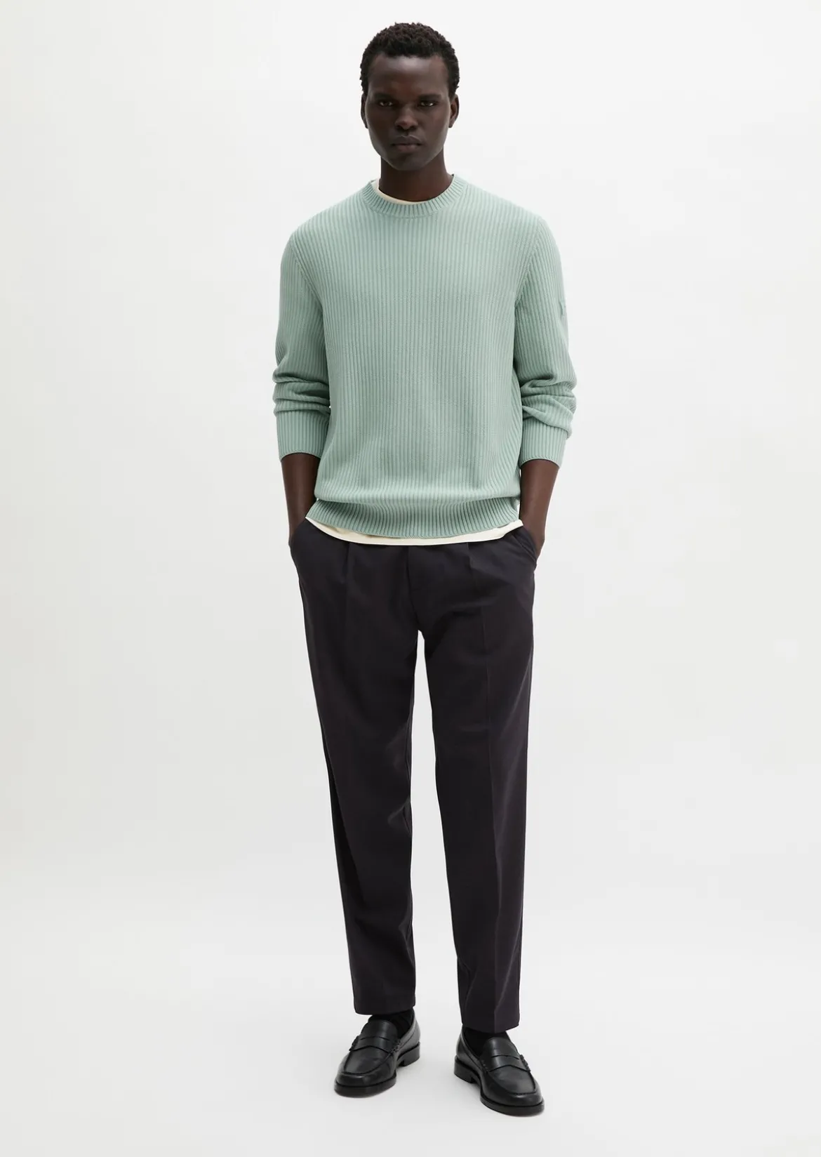 Pullover regular aus reiner Bio-Baumwolle