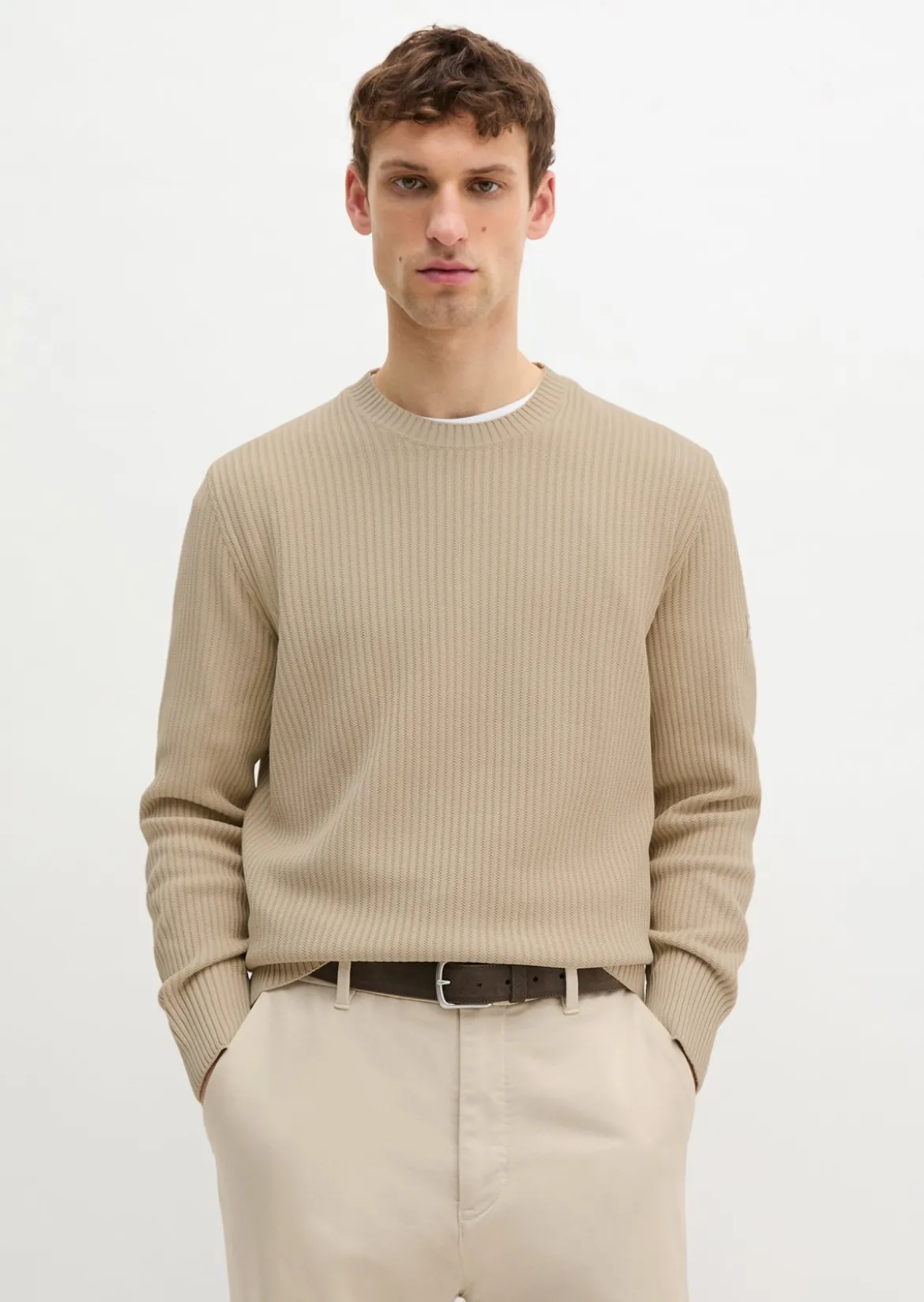 Pullover regular aus reiner Bio-Baumwolle