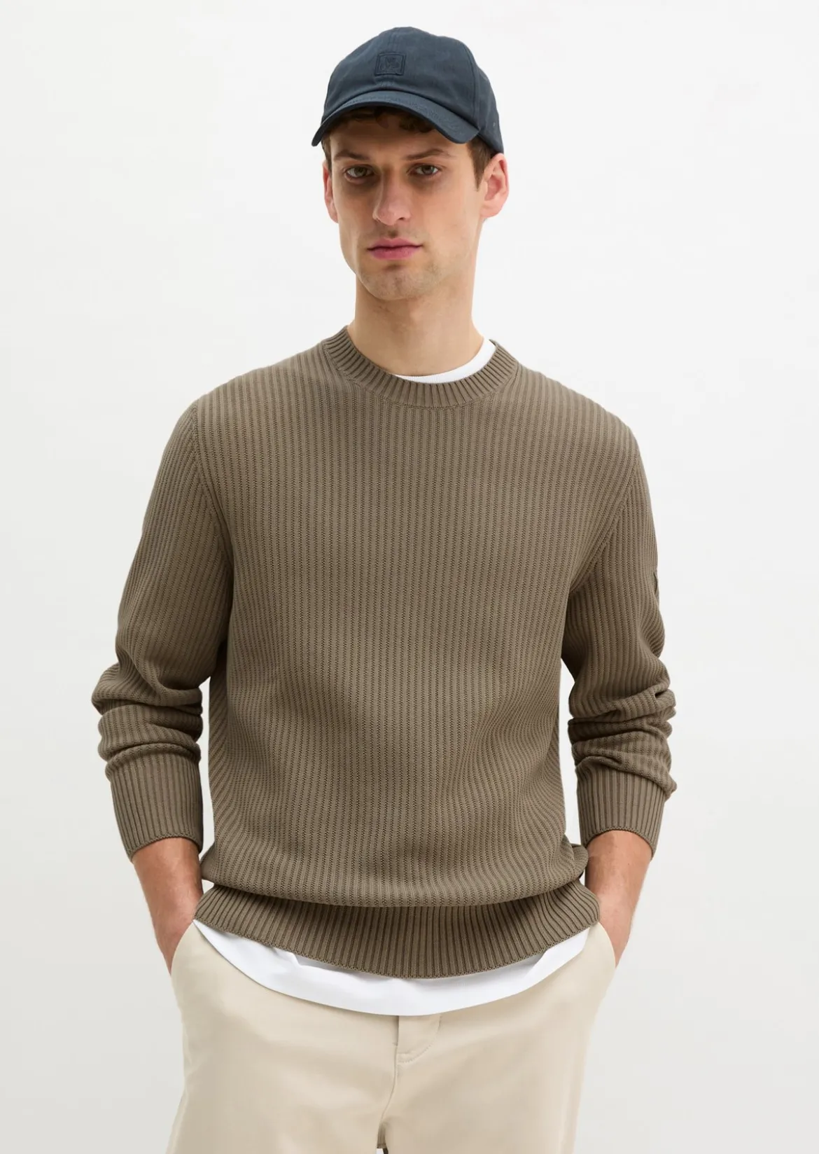 Pullover regular aus reiner Bio-Baumwolle