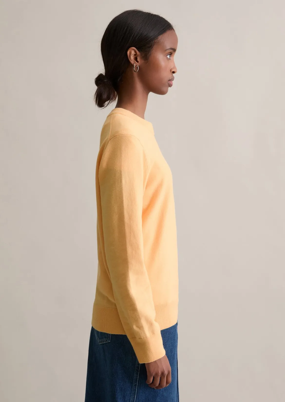 Pullover regular aus Soft Cotton Stretch